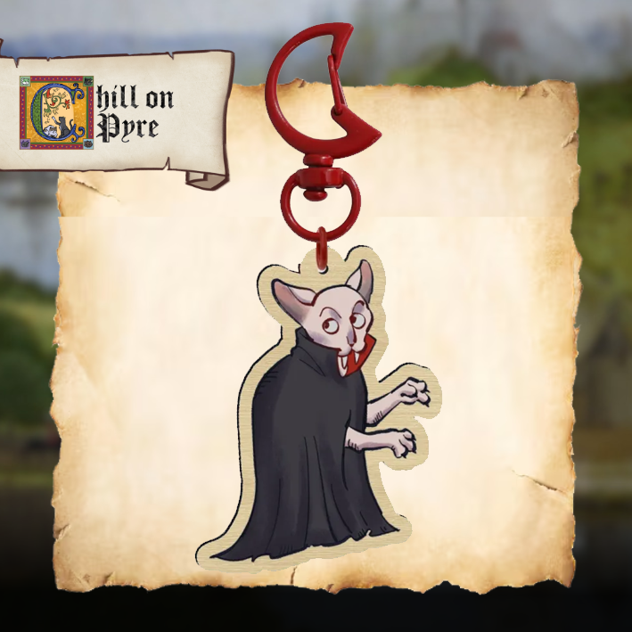 Nosfecatu Wood Keychain