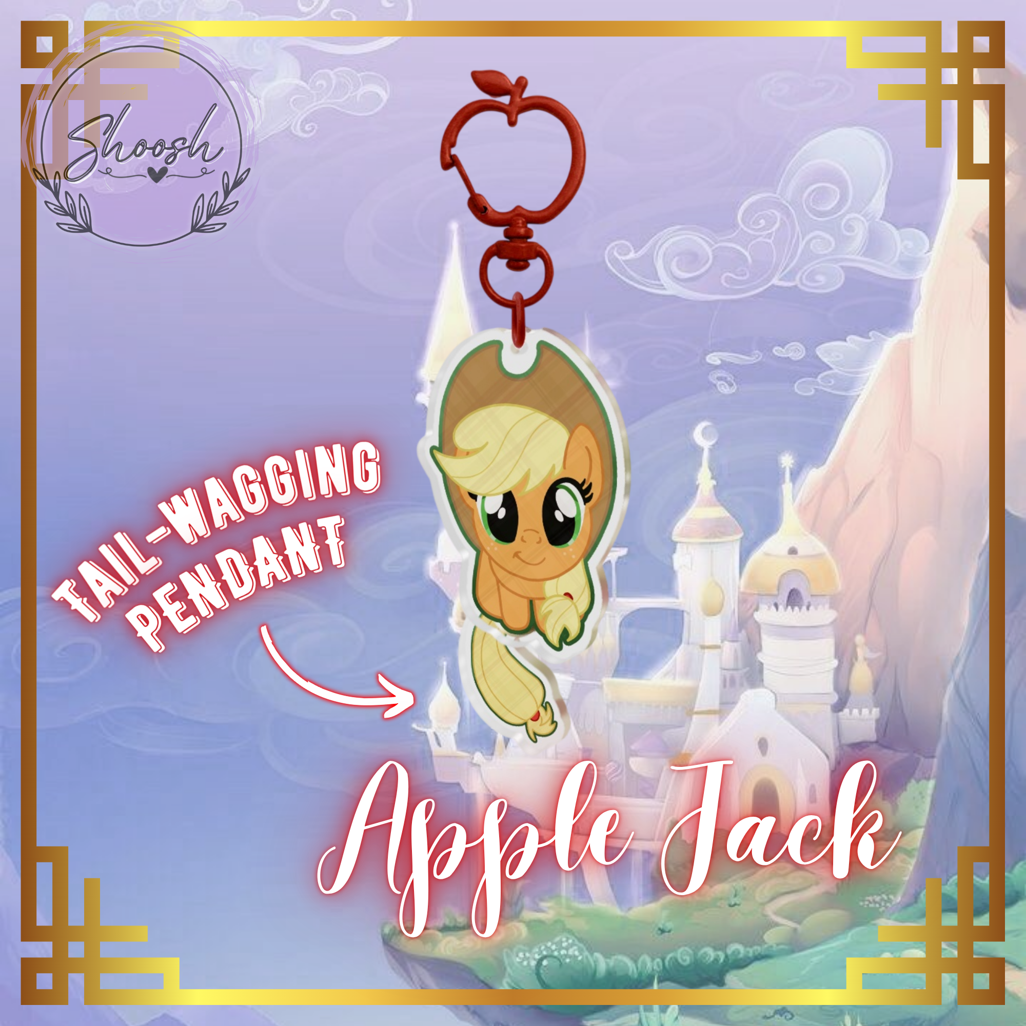 Apple Jack Tail-wagging Pendant