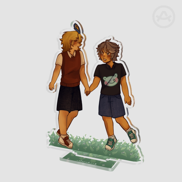 Kaveh and Alhaitham as kids standee