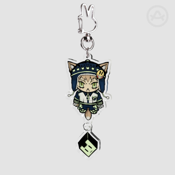 Noiz dmmd connection keychain with usagi charm