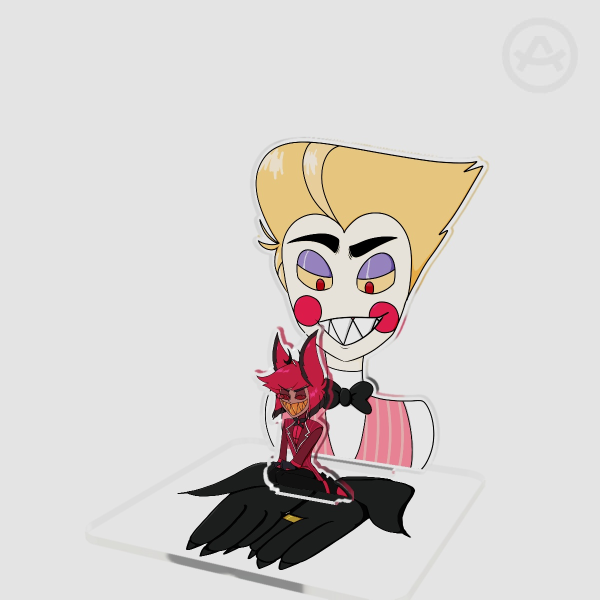 Smol Al wit Luci Double Insert Acrylic Standee