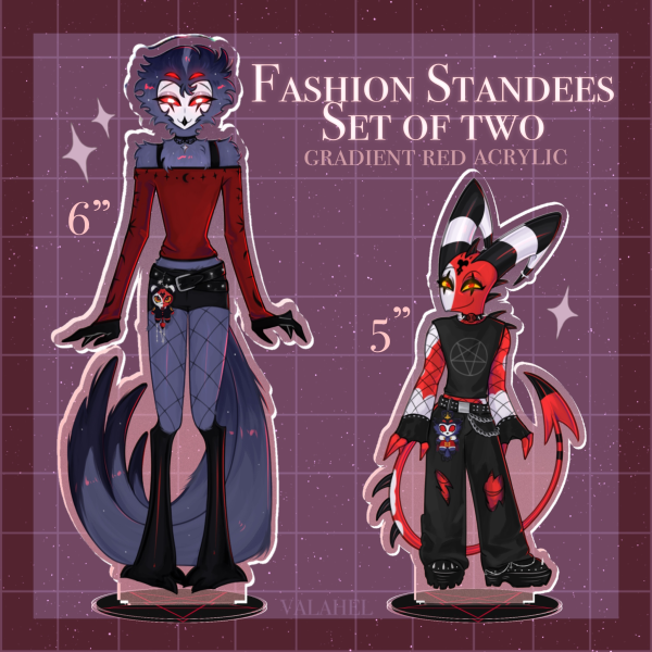 Fashion Series - Blitz & Stolas | Acrylic Standee