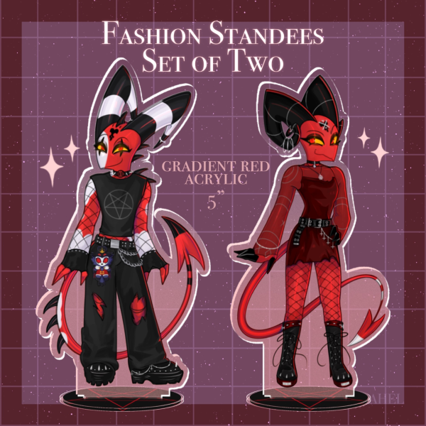 Fashion Series - Blitz & Barbie Wire | Acrylic Standee Set