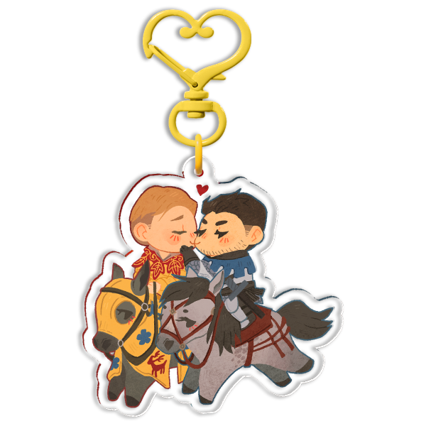 Hansry kiss keychain