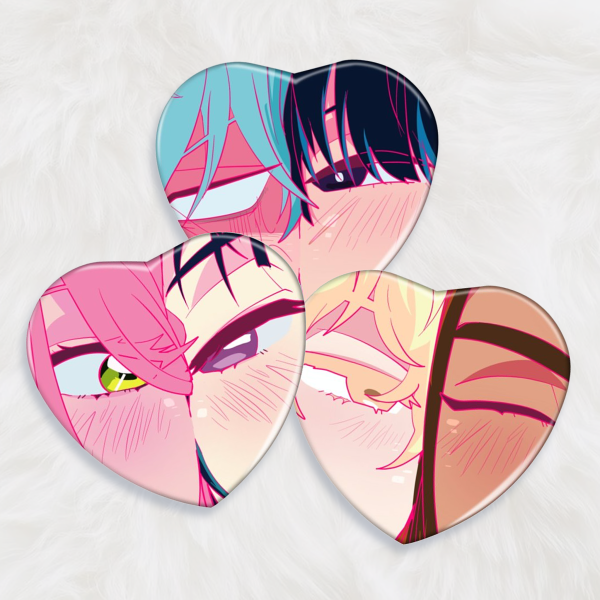 Alien Stage Heart Badges