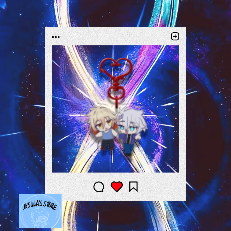 Mydei and Phainon - Honkai: Star Rail - Clear Acrylic Keychains