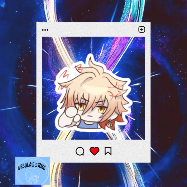 Mydei and Phainon - Honkai: Star Rail - 3 Die Cut Stickers