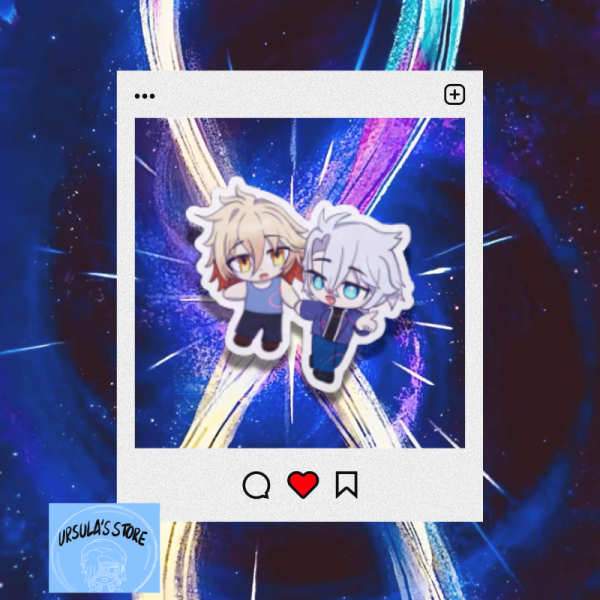Mydei and Phainon - Honkai: Star Rail - Die Cut Stickers