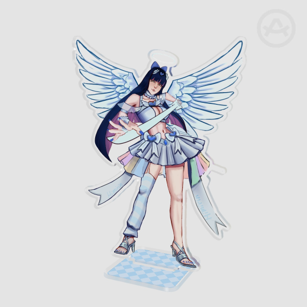 New angel form Stocking - Clear Acrylic Standee
