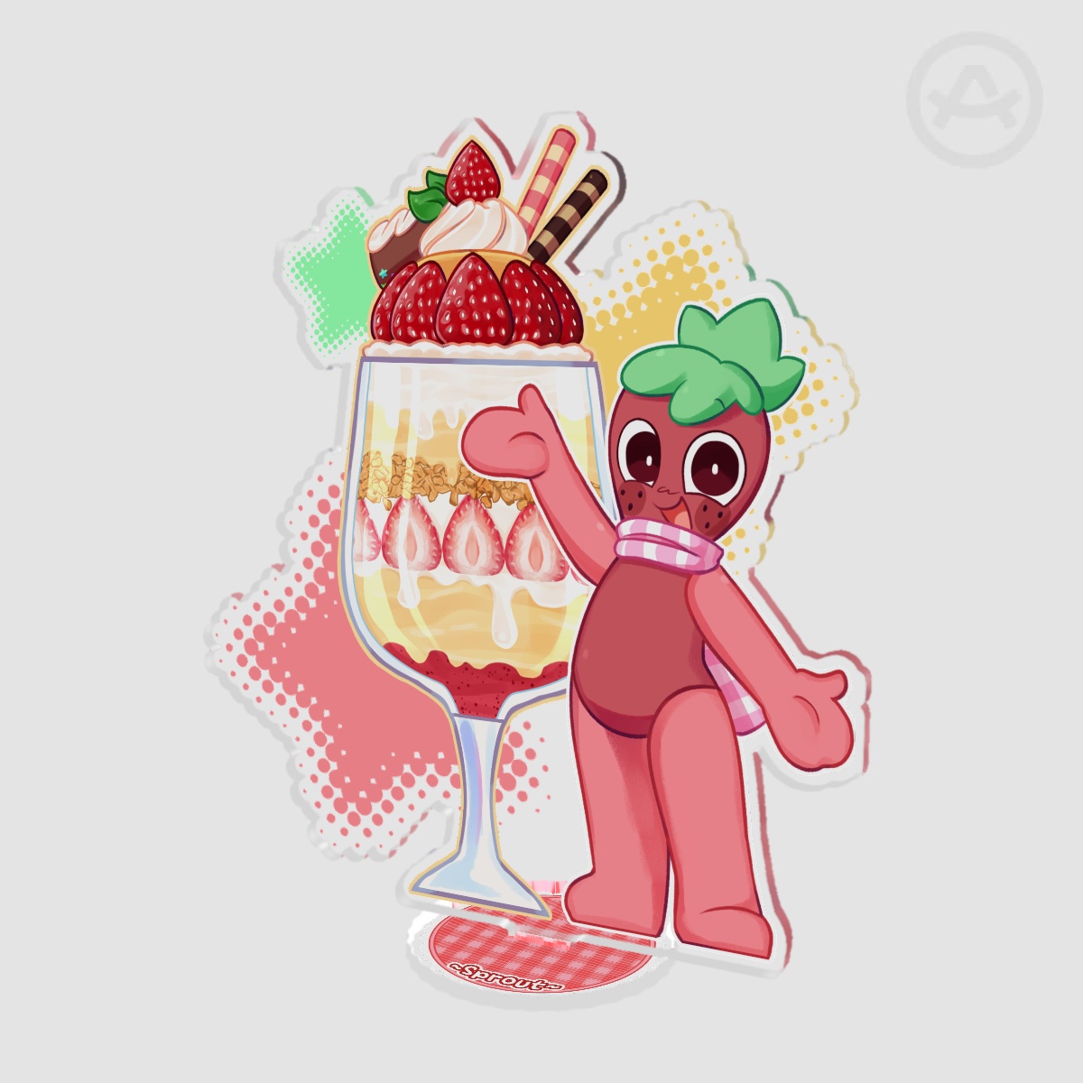 Dandy's World Parfait Sprout Standee
