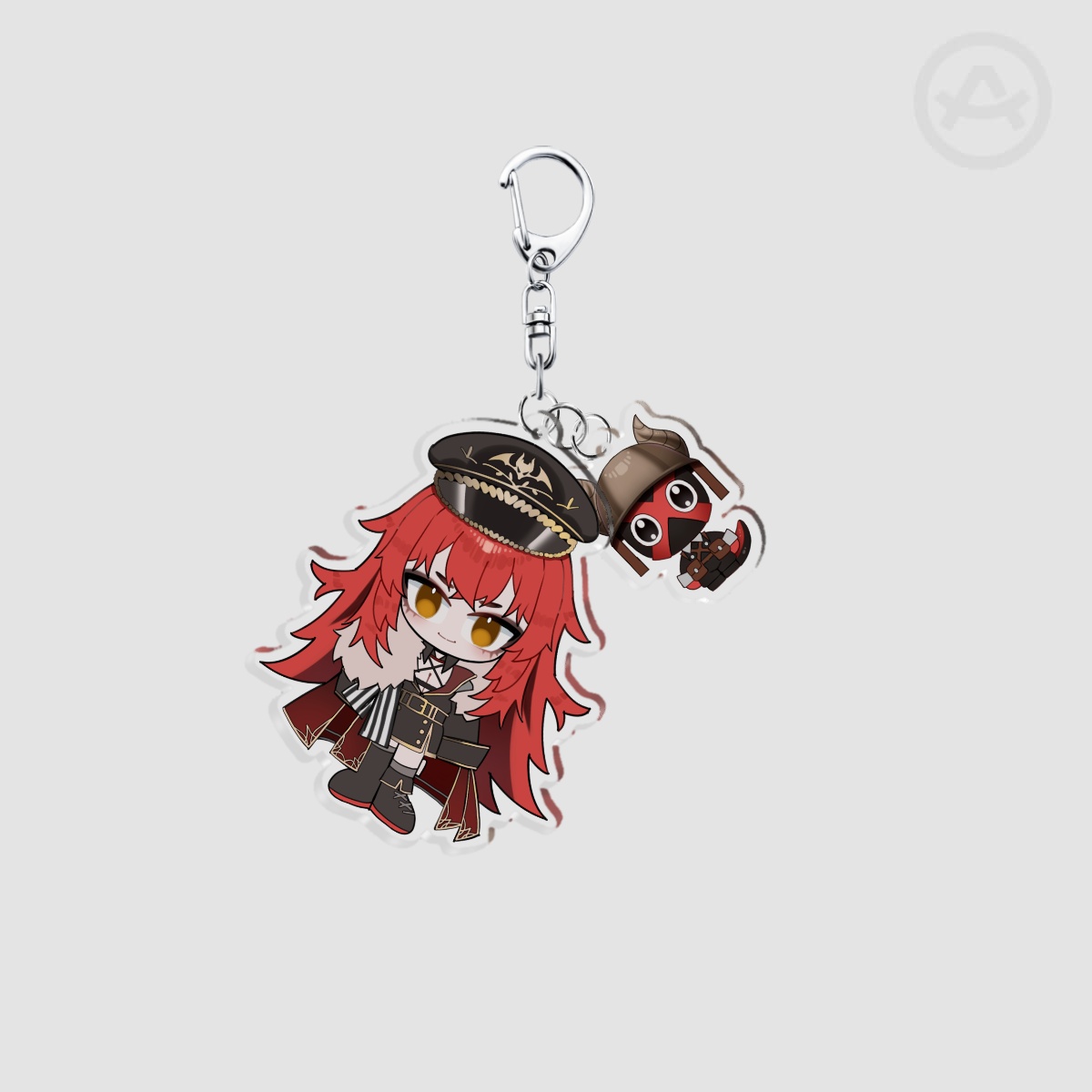 General Zentreya & Soldier Gecko 2-Piece Keychain