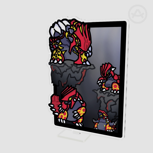 Groudon Card Standee