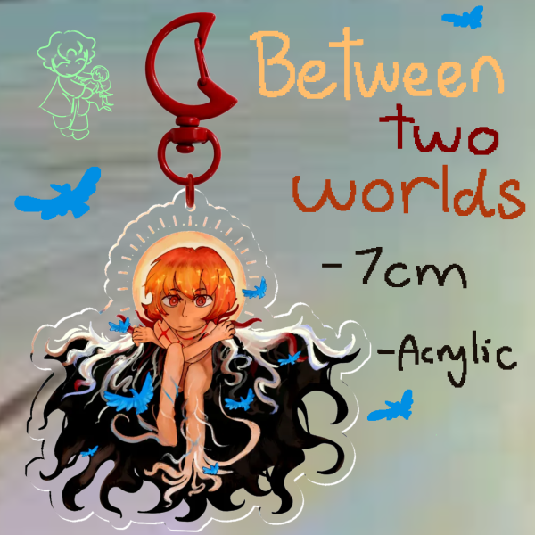 Between Two Worlds Keychain