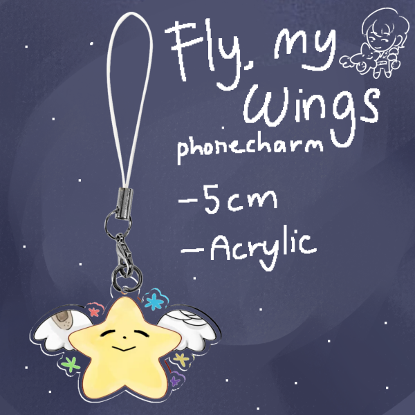 Fly My Wings Phonecharm