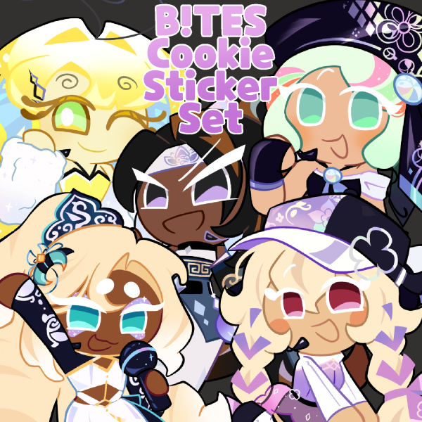 B!TES Cookie Sticker Set