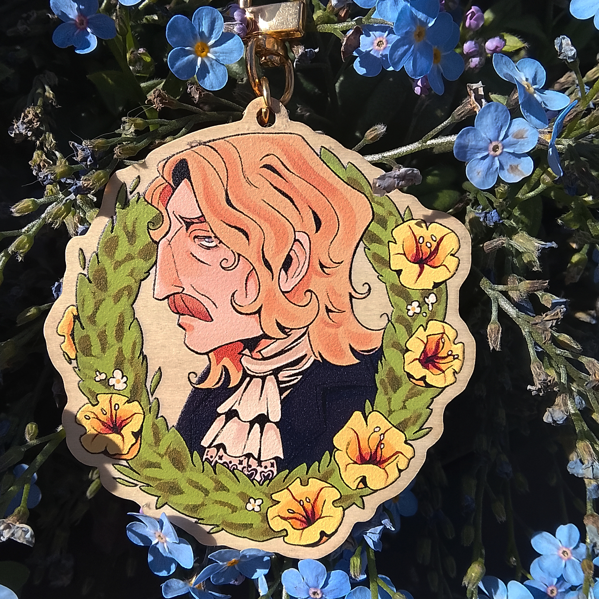 Solander Wreath - Wood Keychain