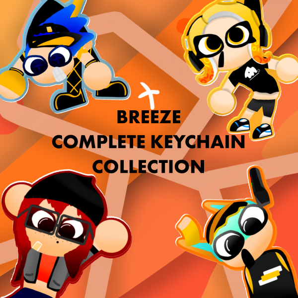 Breeze Complete Keychain Collection