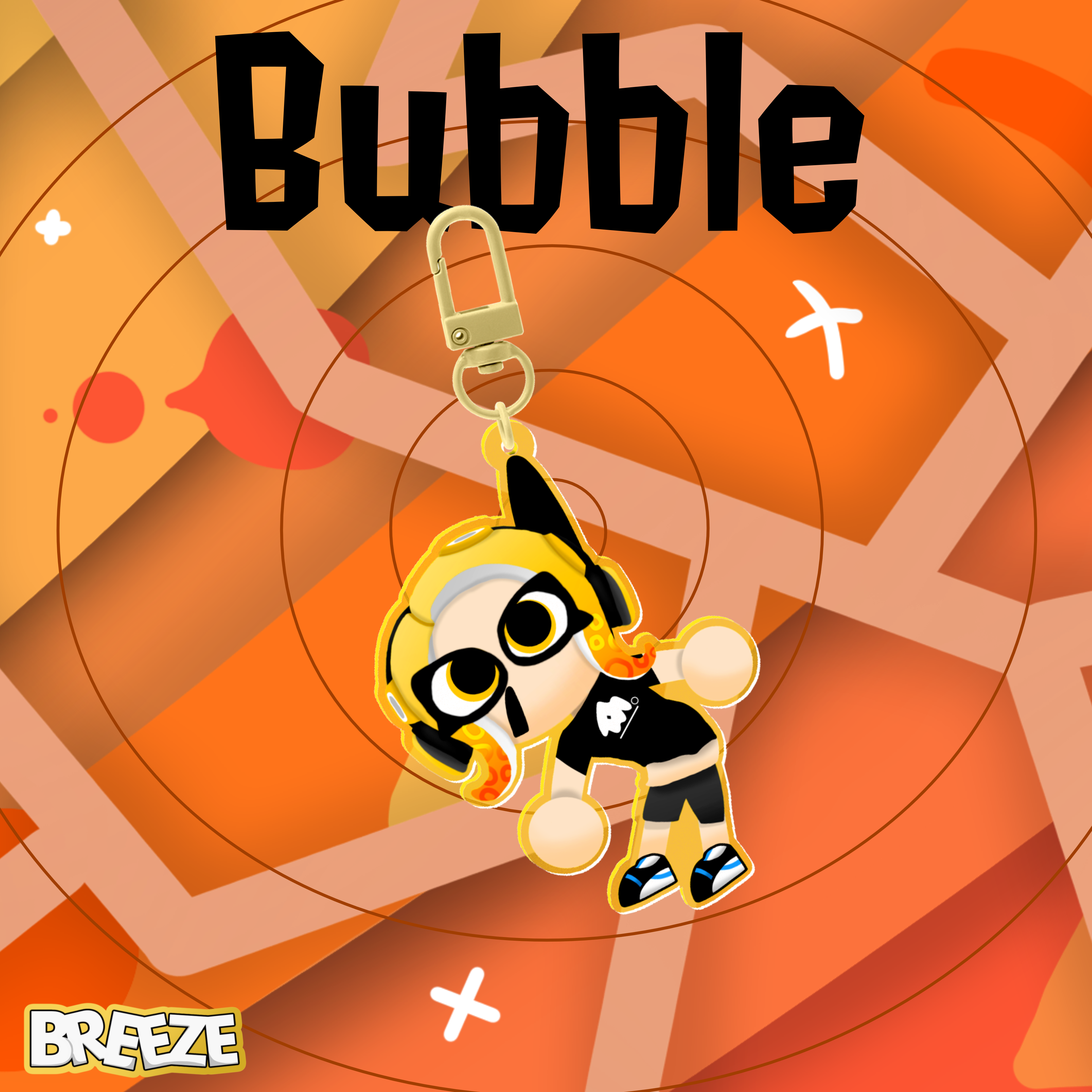 Bubble Dangling Keychain