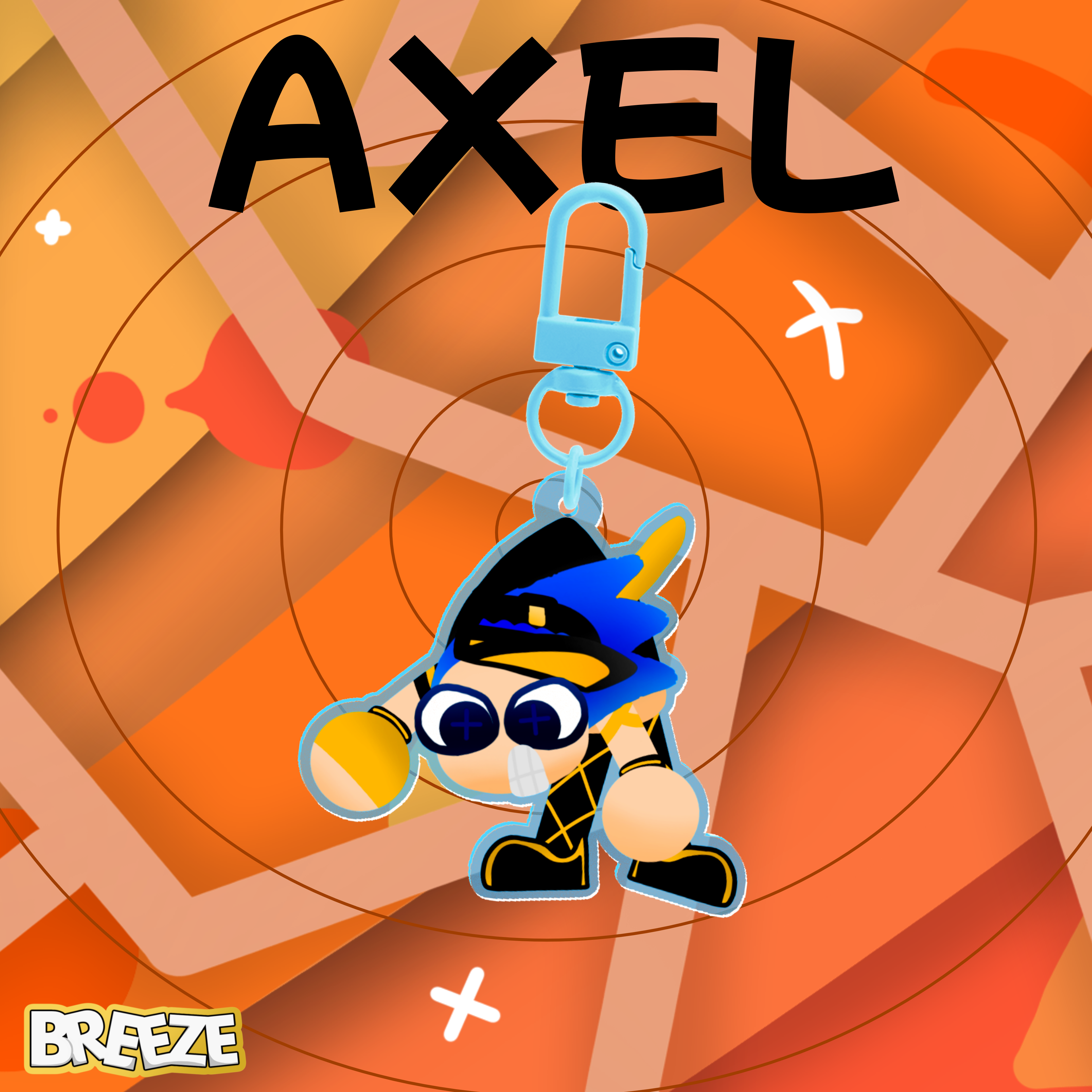 Axel Dangling Keychain