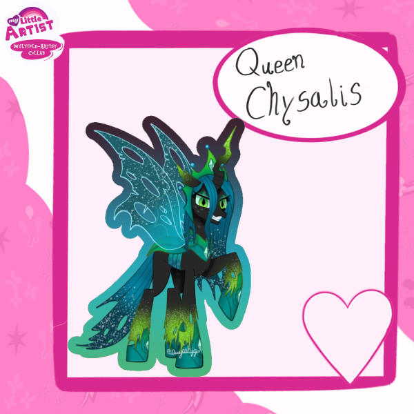[Mlp] Queen Chysalis Colored Sticker