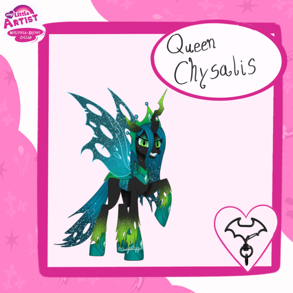 [Mlp] Queen Chysalis Keychain