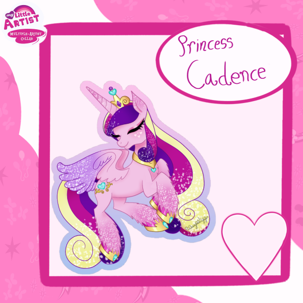 [Mlp) Princess Cadence Colored Sticker