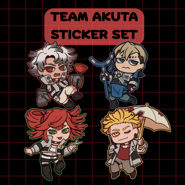 Team Akuta Sticker Set