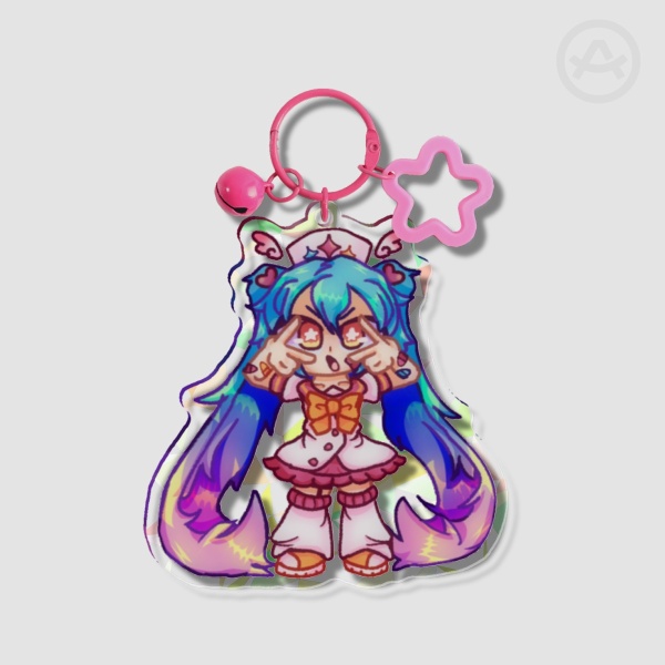 LOVESHOT Hatsune Miku acrylic keychain set