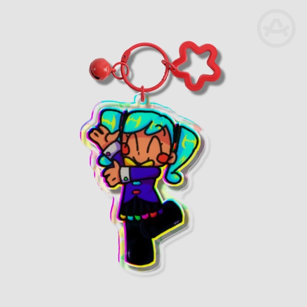 STATIC Hatsune Miku acrylic keychain set