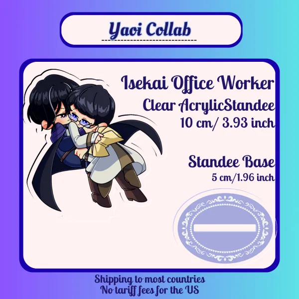 Isekai Office Worker || 10cm Standee || Yaoi Collab
