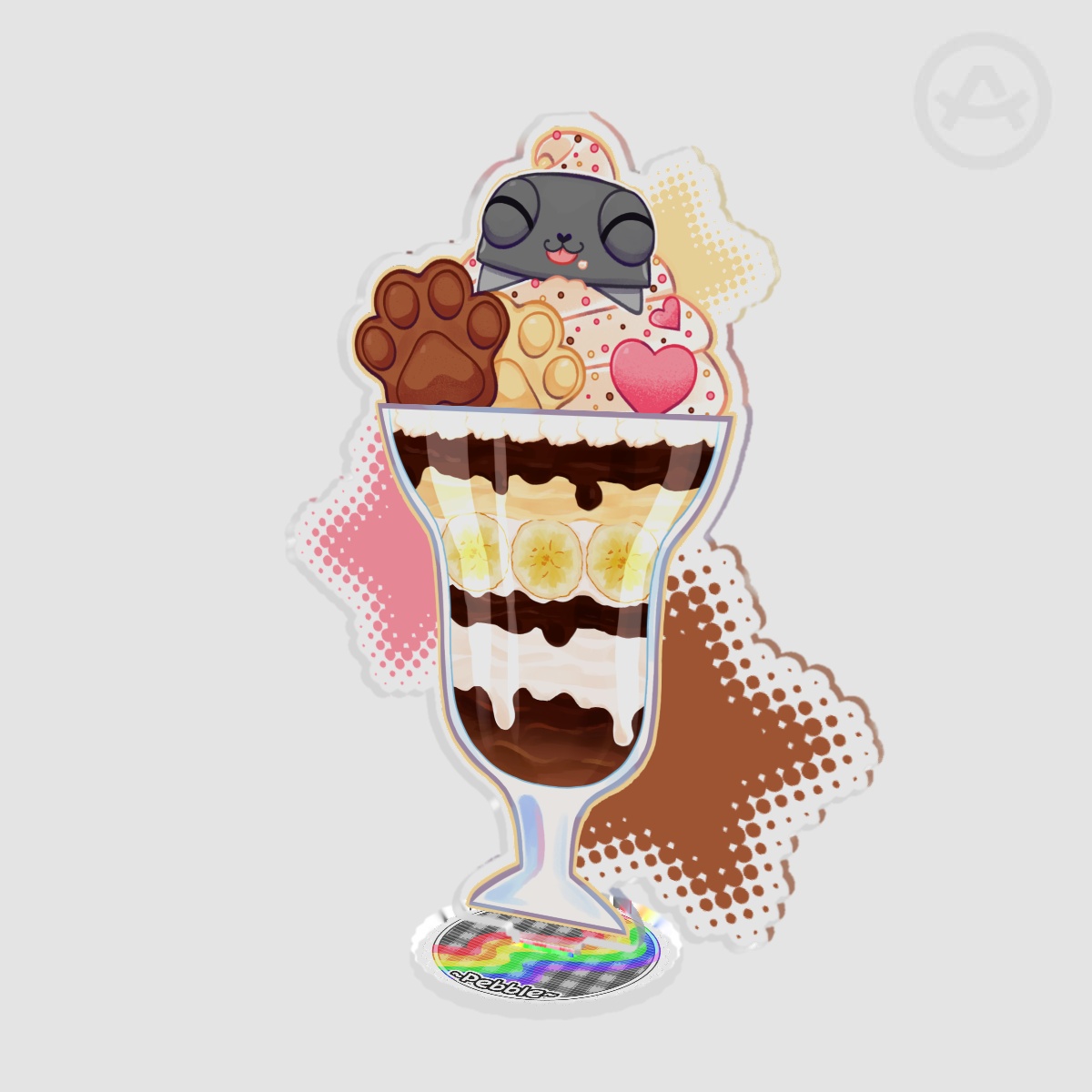 Dandy's World Parfait Pebble Standee