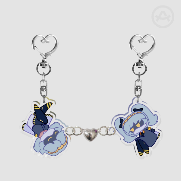 Oilrose Murder Drones Acrylic Magnet Keychain