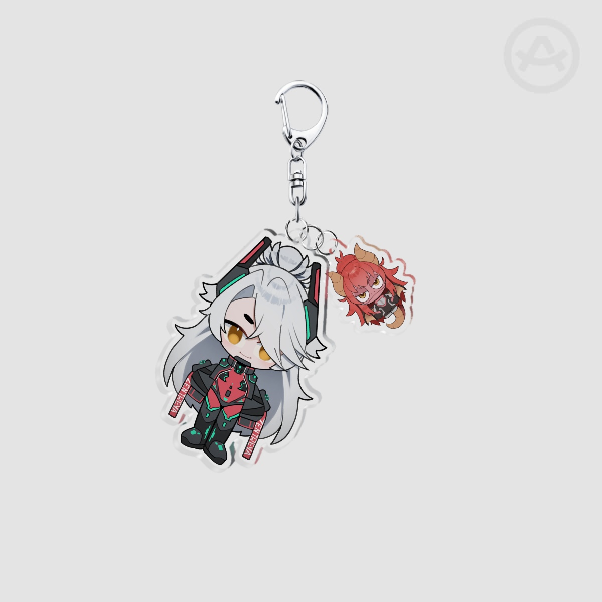 Cyber Zentreya & Gecko 2-Piece Keychain