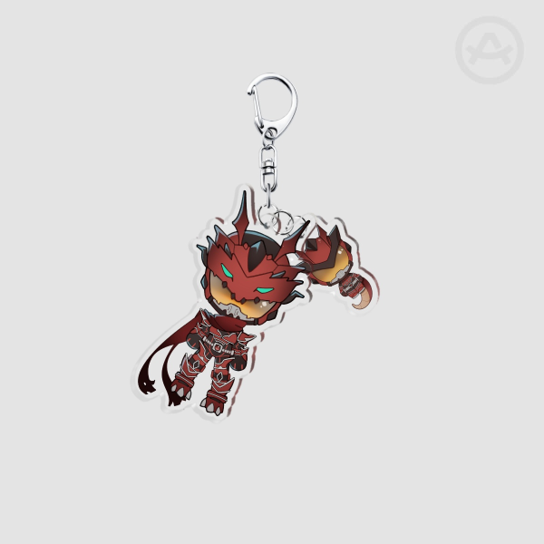 ZenRider Zentreya & Rider Gecko 2-Piece Keychain