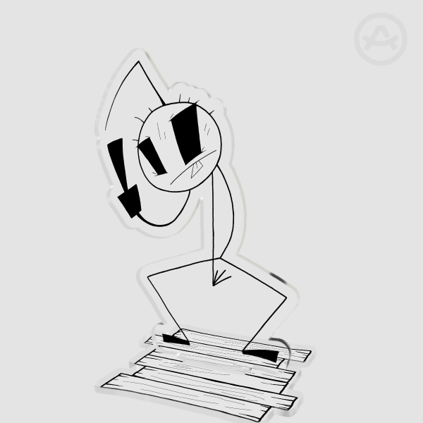 Happy Noodle Boy Acrylic Standee