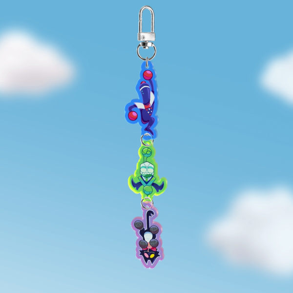 Mike / Jongler Battat Pluey 3 Piece Keychain