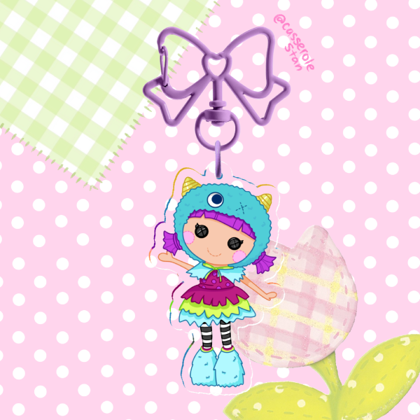 Furry Grrs a Lot Lalaloopsy Clear Acrylic Keychain
