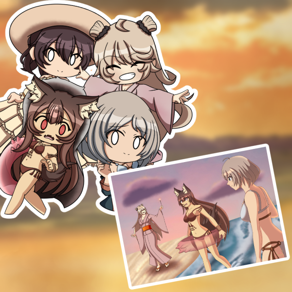 MementoMori Summer Stickers and Print Set
