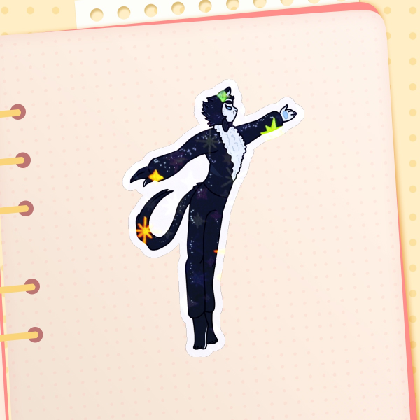 Dancing Mr Mistoffelees Sticker