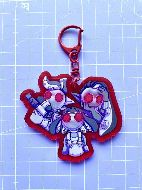 Parallel Canon Keychain