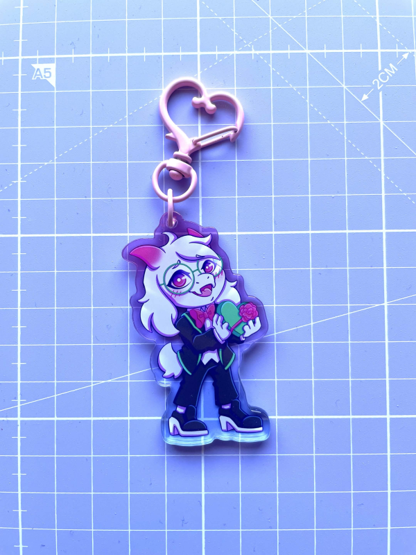 Ralsei Valentine Keychain