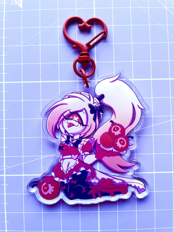 Cherri Bomb Cafe Keychain