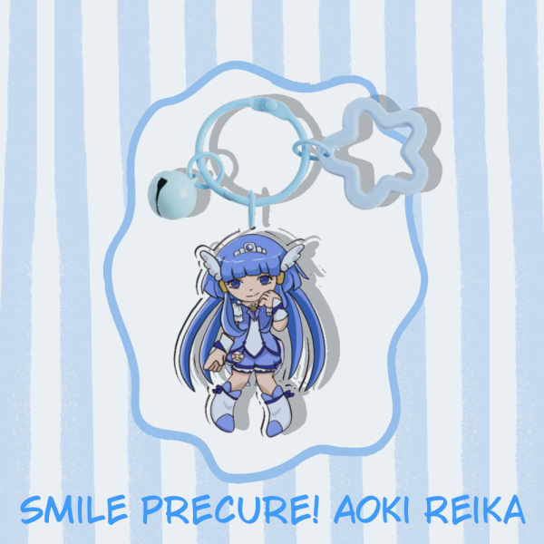 Smile PreCure! Reika Aoki (Glitter force: Chloe Rose) Clear Acrylic Keychains