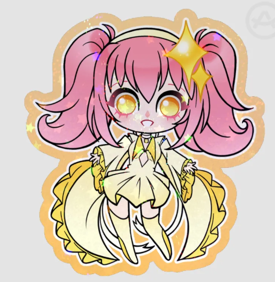 Amulet Diamond Amu Hinamori Shugo Chara | Glitter keychain
