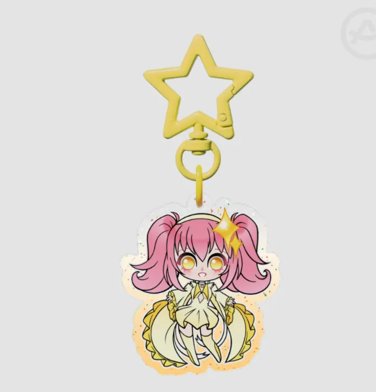 Amulet Diamond Amu Hinamori Shugo Chara | Glitter keychain