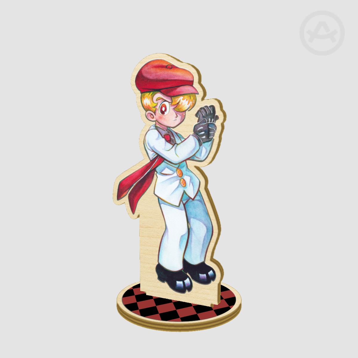 Rock Holmes Tezuka Star System Wooden Standee