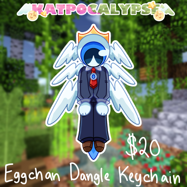 Eggchan Tail Dangle Keychain