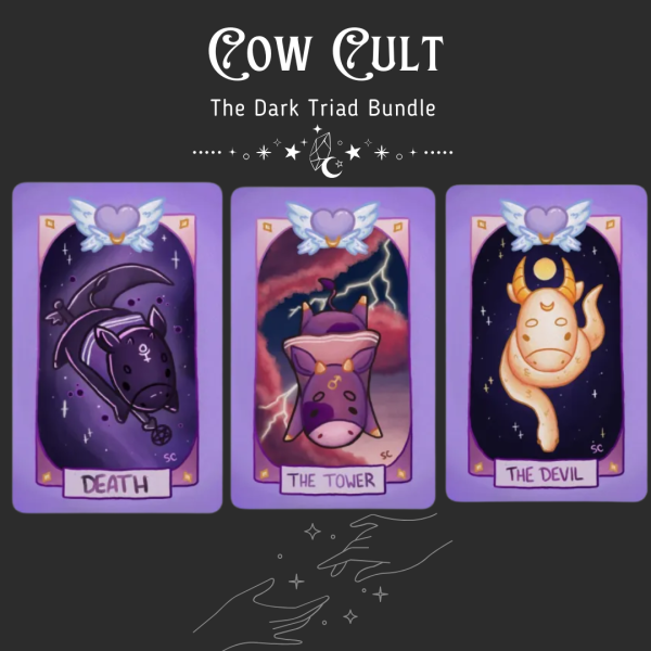 The Dark Triad Cow Cult Tarot Bundle