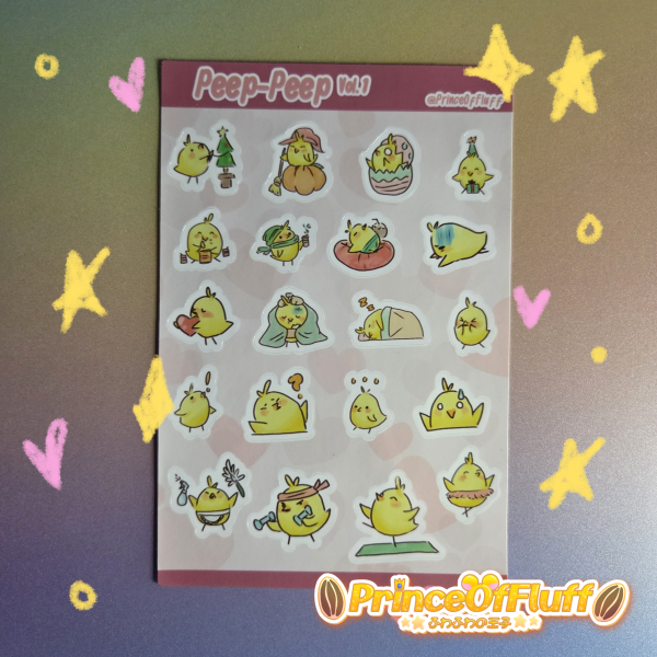 Peep-Peep Vol.1 Sticker sheet