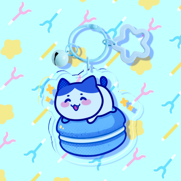Hachiware Dessert Keychain